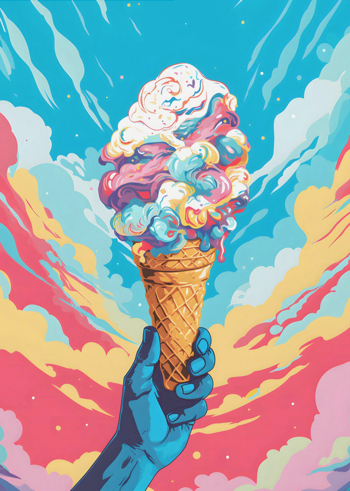 Ice Cream Pop Art - Poster / Art Print
