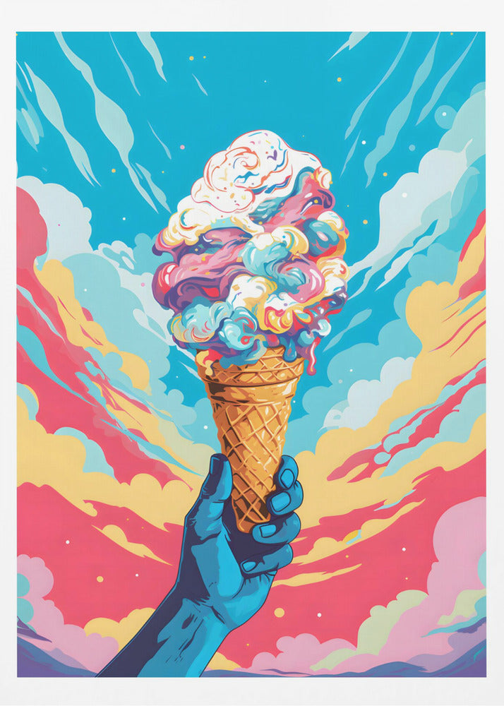 Ice Cream Pop Art - Poster / Art Print
