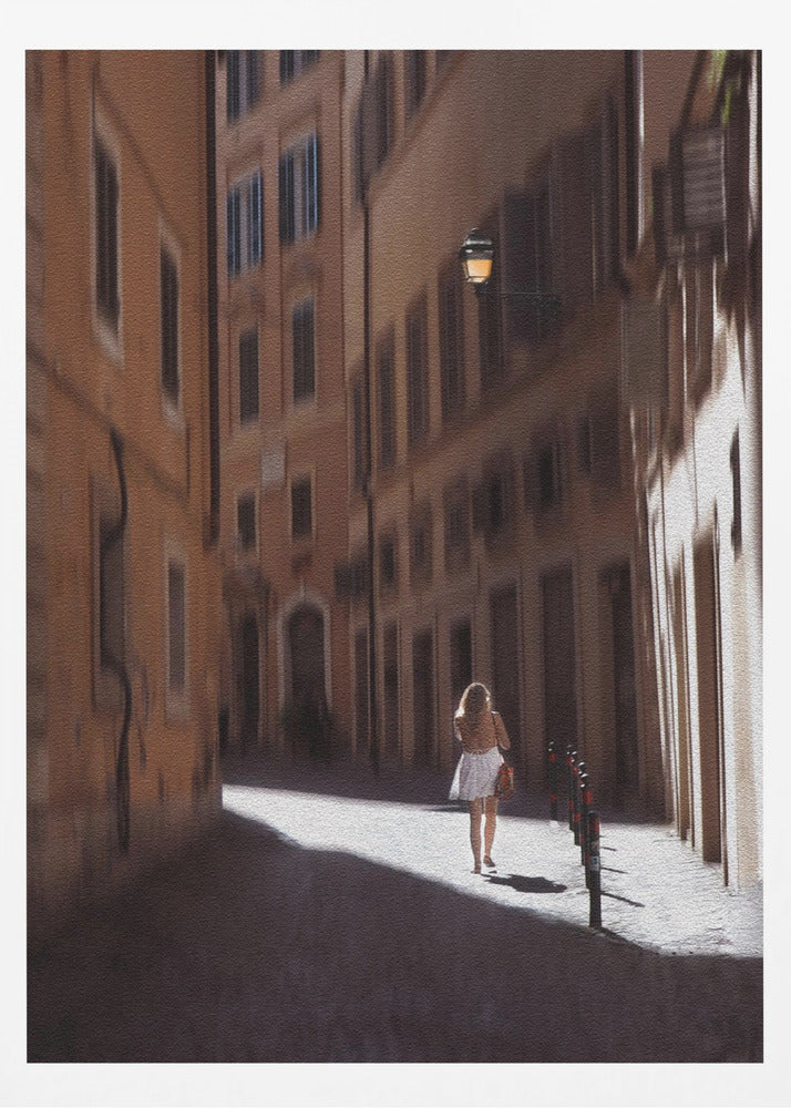 A girl in Rome - Poster / Art Print