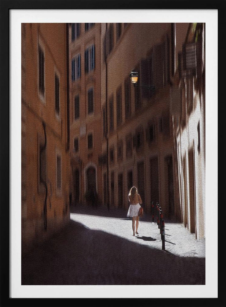 A girl in Rome - Poster / Art Print