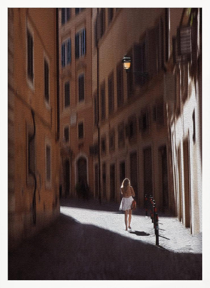 A girl in Rome - Poster / Art Print