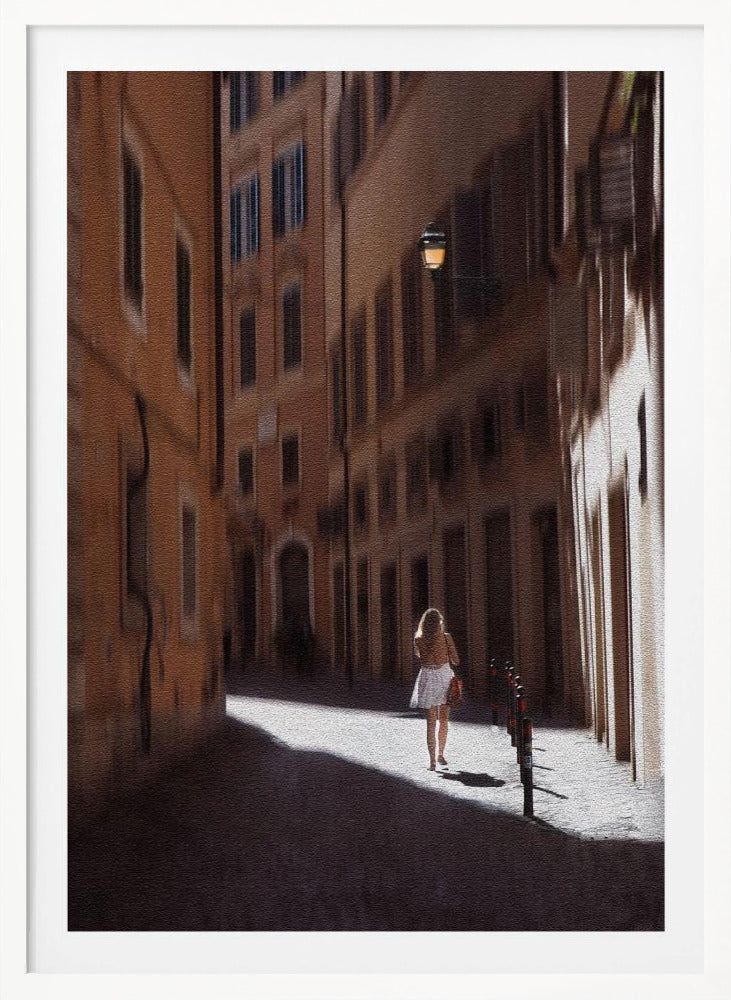 A girl in Rome - Poster / Art Print