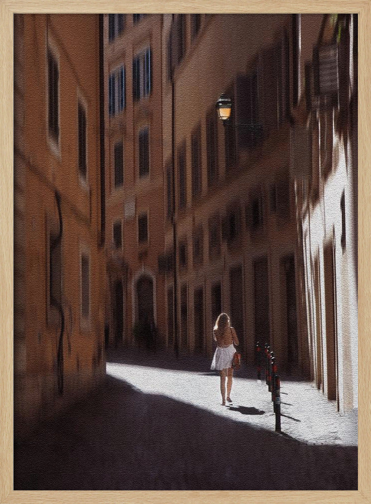 A girl in Rome - Poster / Art Print