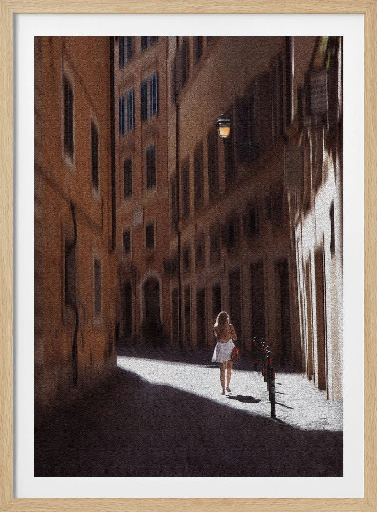 A girl in Rome - Poster / Art Print