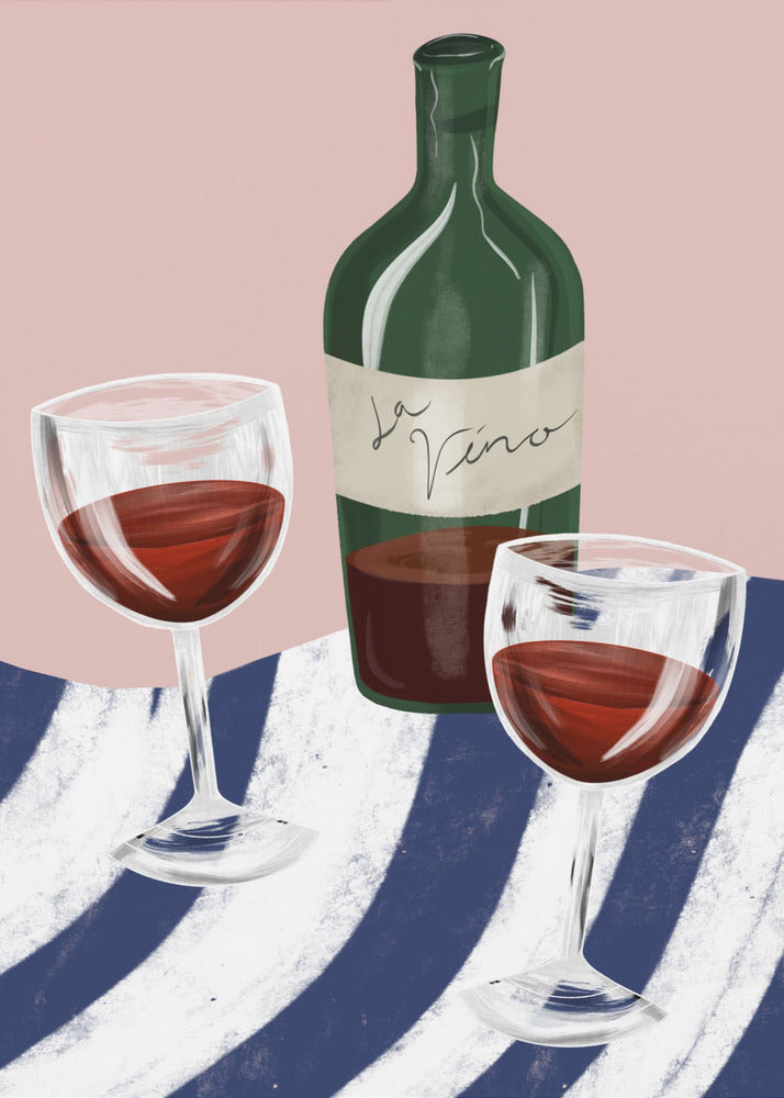 Wine time - Poster / Art Print