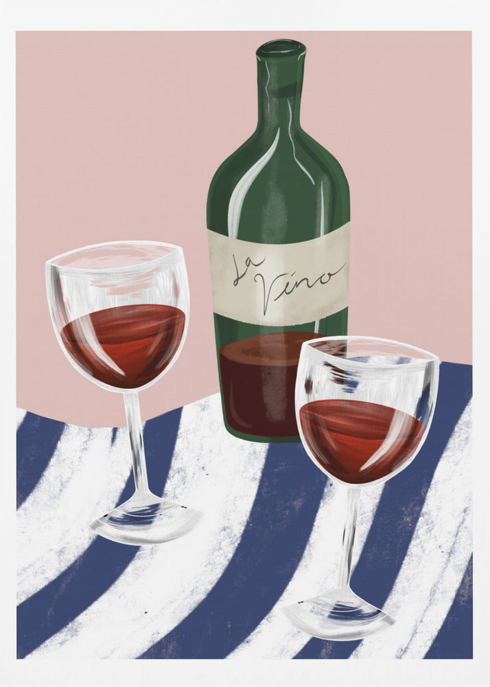 Wine time - Poster / Art Print