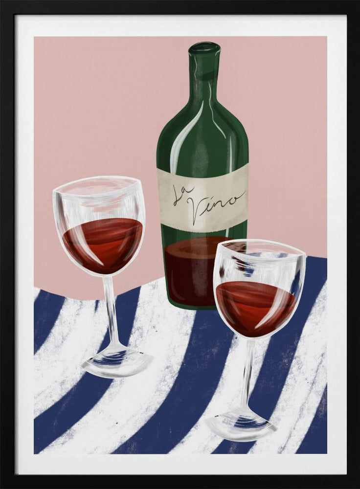 Wine time - Poster / Art Print