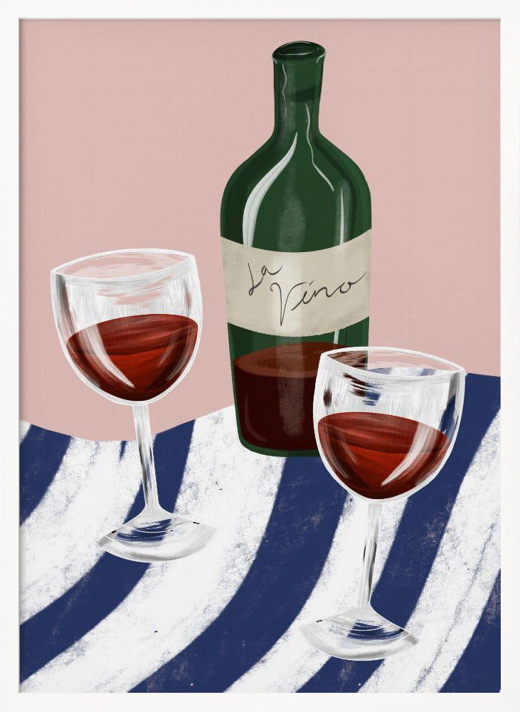 Wine time - Poster / Art Print