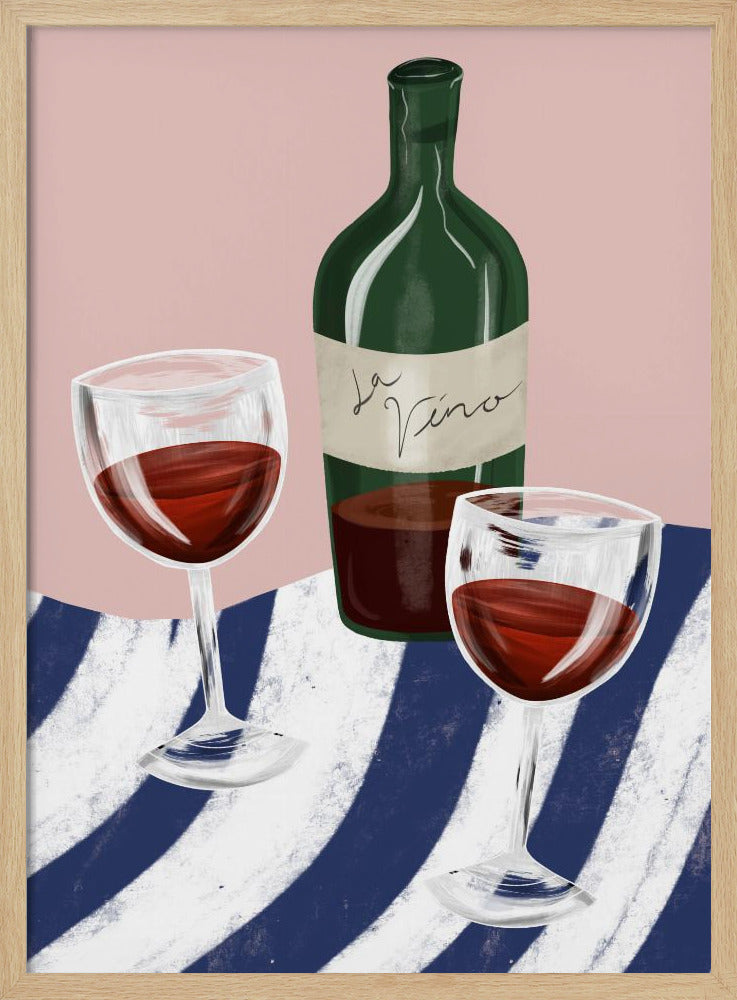 Wine time - Poster / Art Print