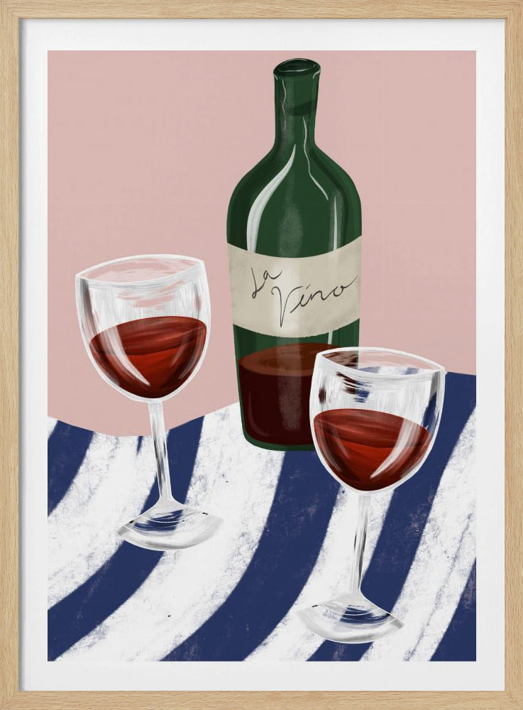 Wine time - Poster / Art Print