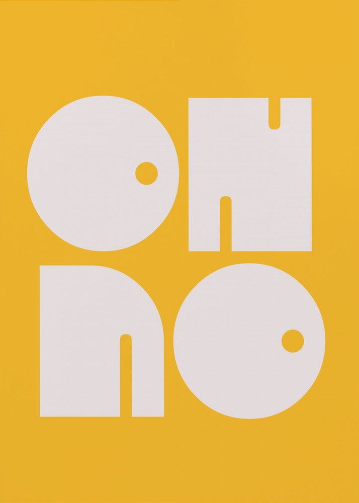 Oh No Yellowratio 3x4 Print By Bohonewart - Poster / Art Print