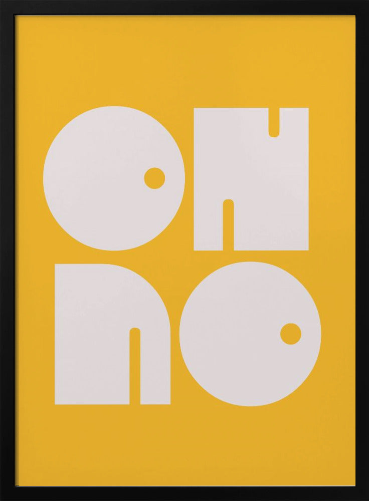 Oh No Yellowratio 3x4 Print By Bohonewart - Poster / Art Print