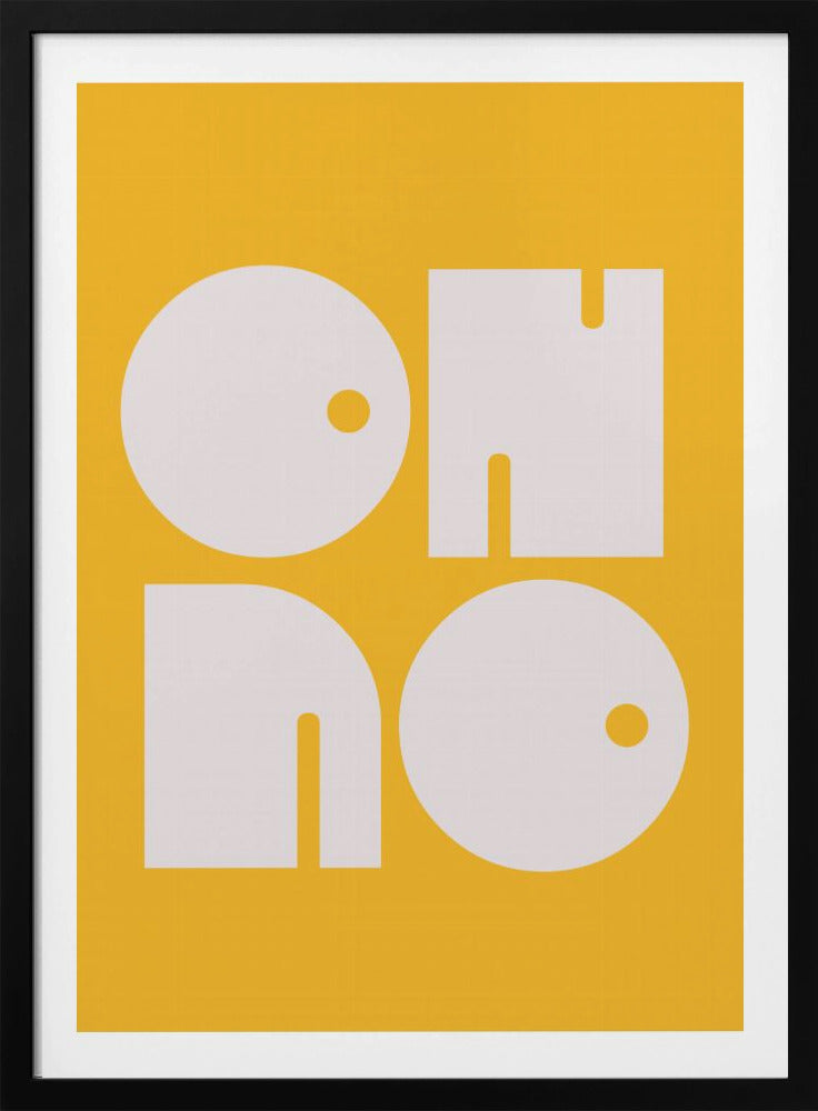 Oh No Yellowratio 3x4 Print By Bohonewart - Poster / Art Print