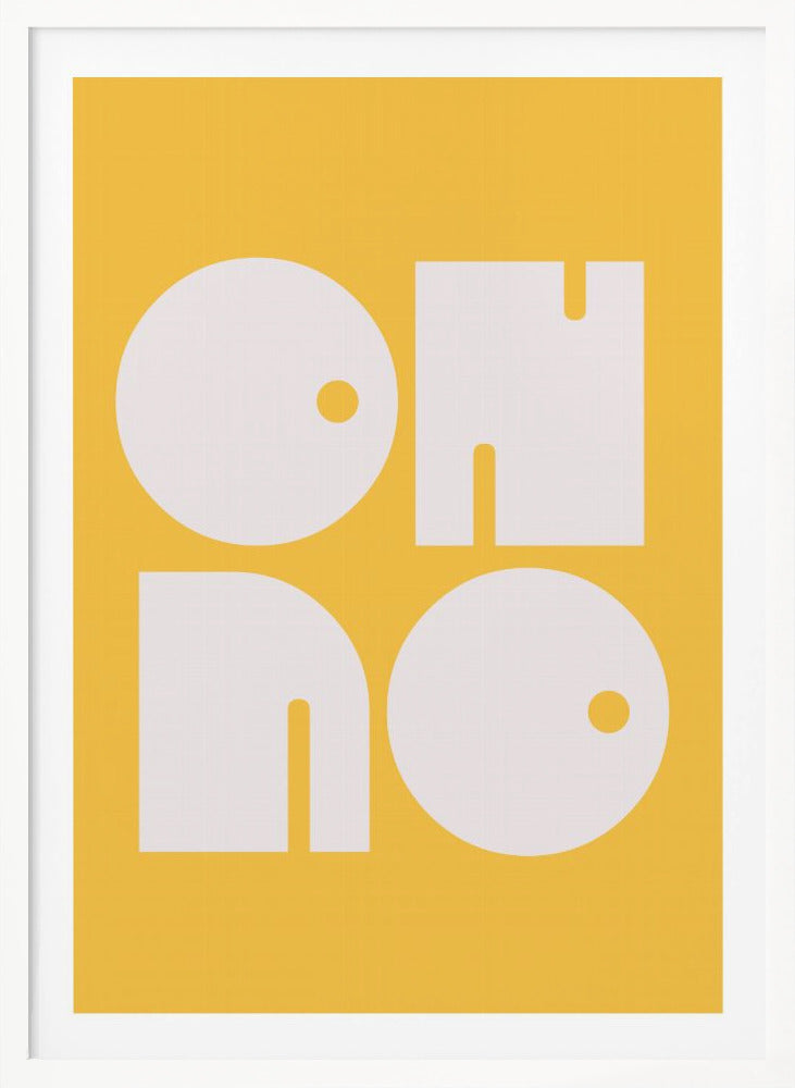 Oh No Yellowratio 3x4 Print By Bohonewart - Poster / Art Print