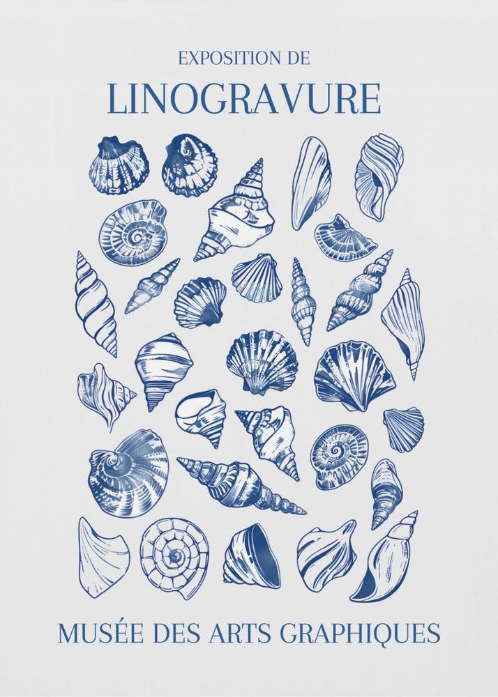 Lino Seashell Art Market - Poster / Art Print
