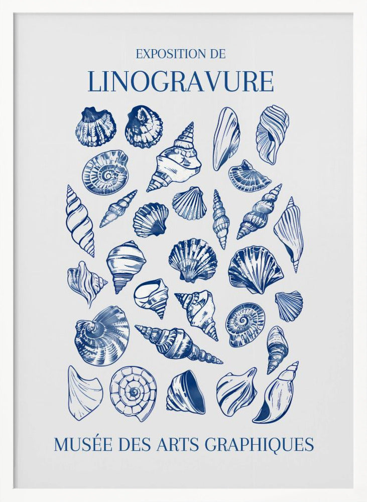 Lino Seashell Art Market - Poster / Art Print