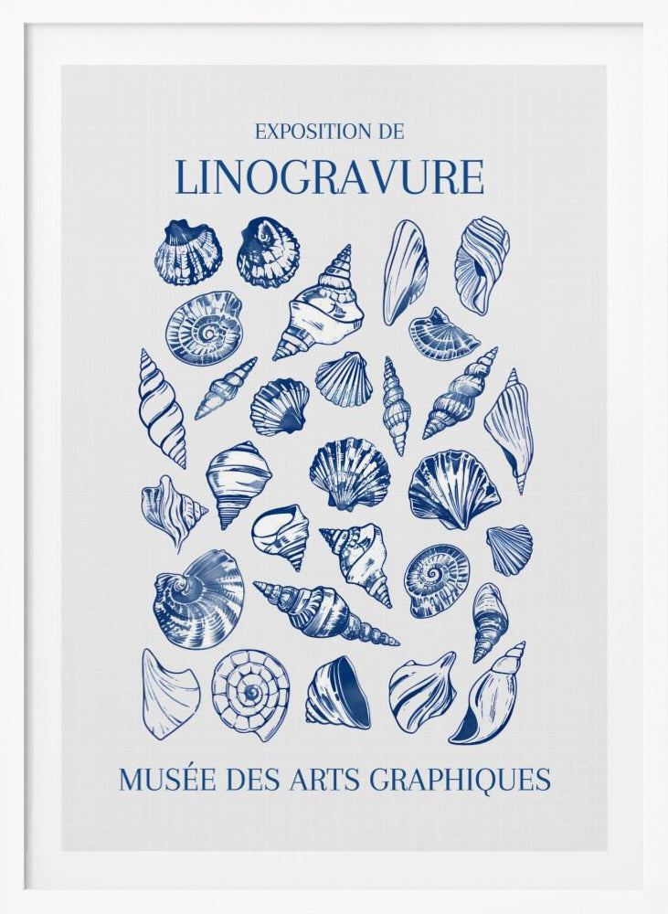 Lino Seashell Art Market - Poster / Art Print