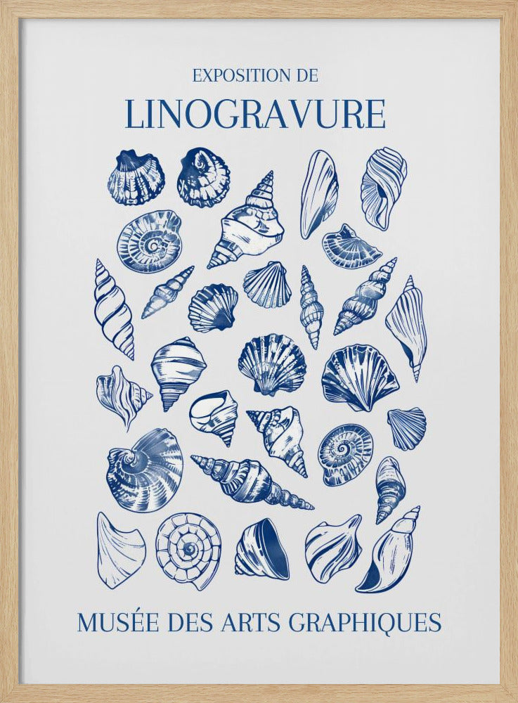 Lino Seashell Art Market - Poster / Art Print