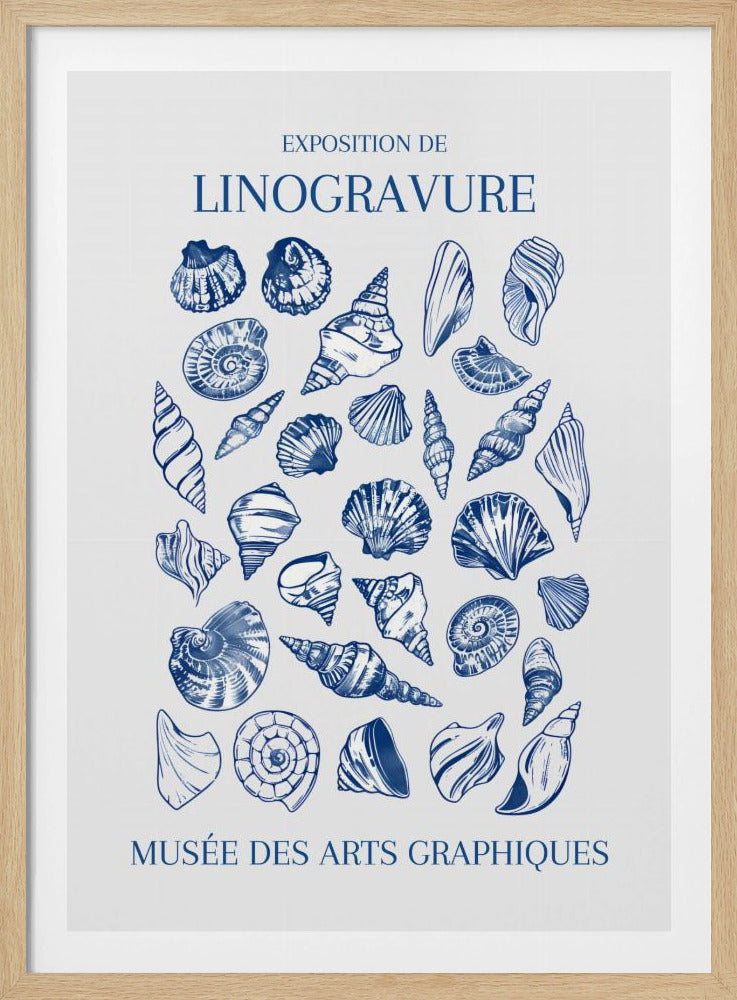 Lino Seashell Art Market - Poster / Art Print