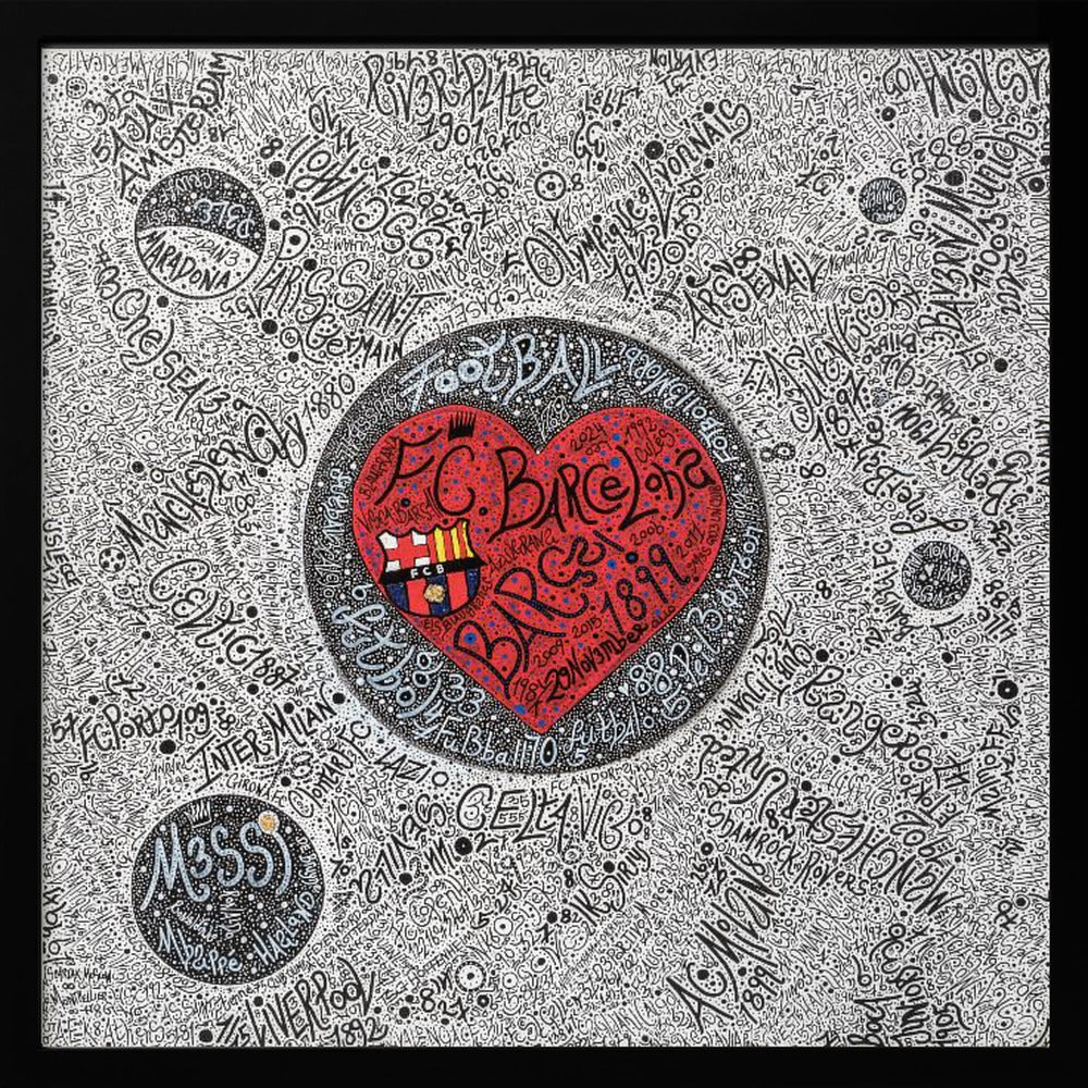 4 the Lov3 of Football - Poster / Art Print