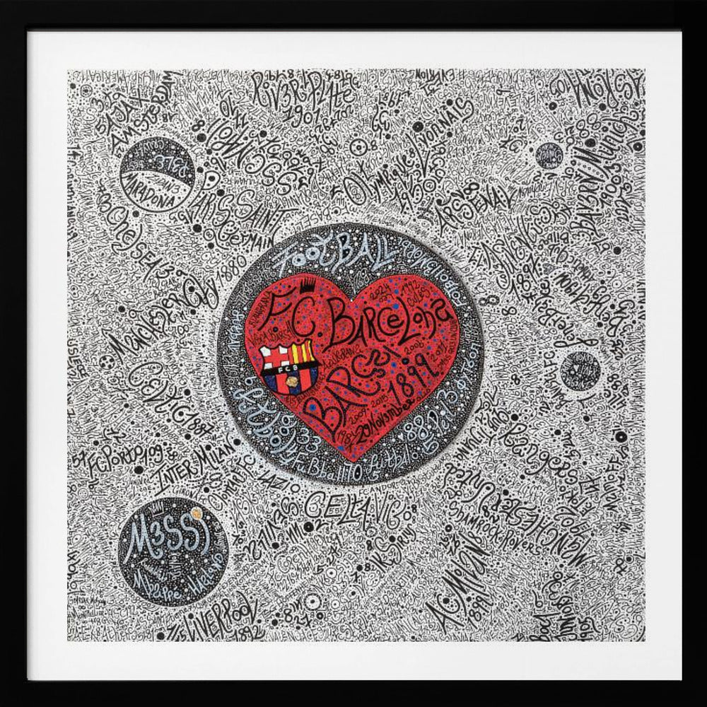 4 the Lov3 of Football - Poster / Art Print