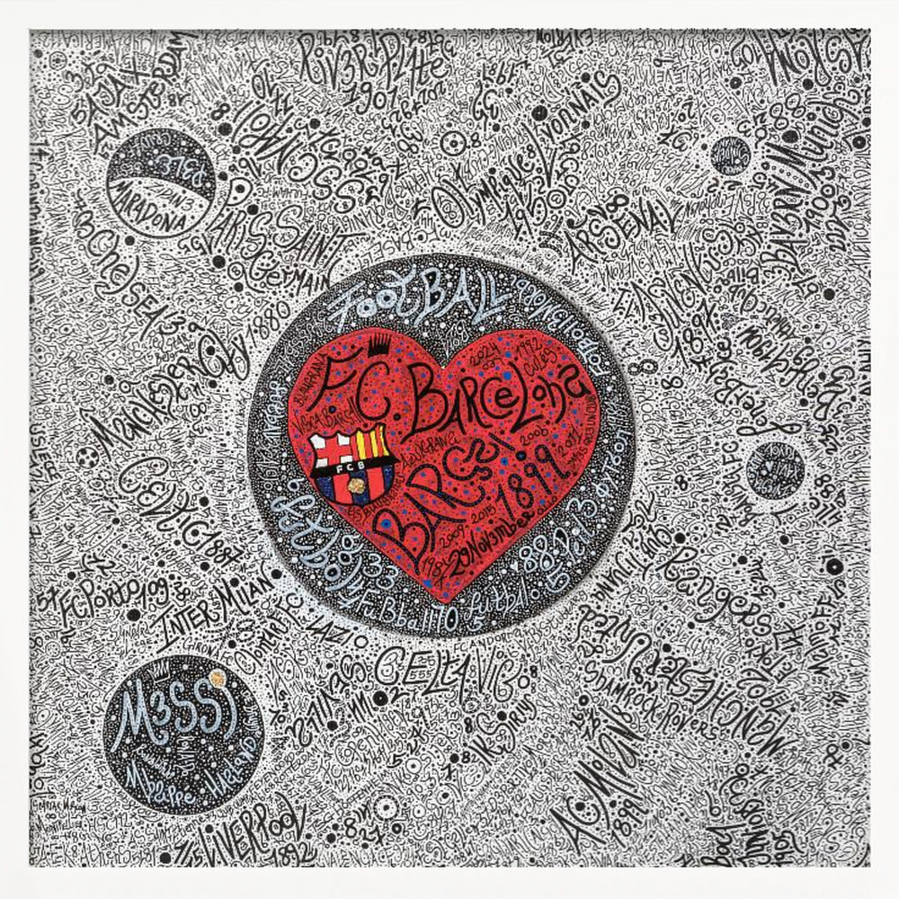 4 the Lov3 of Football - Poster / Art Print