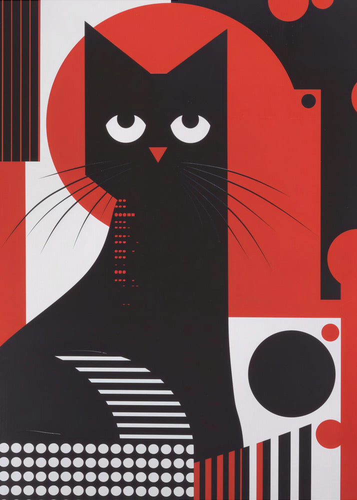 The Abstract Cat - Poster / Art Print