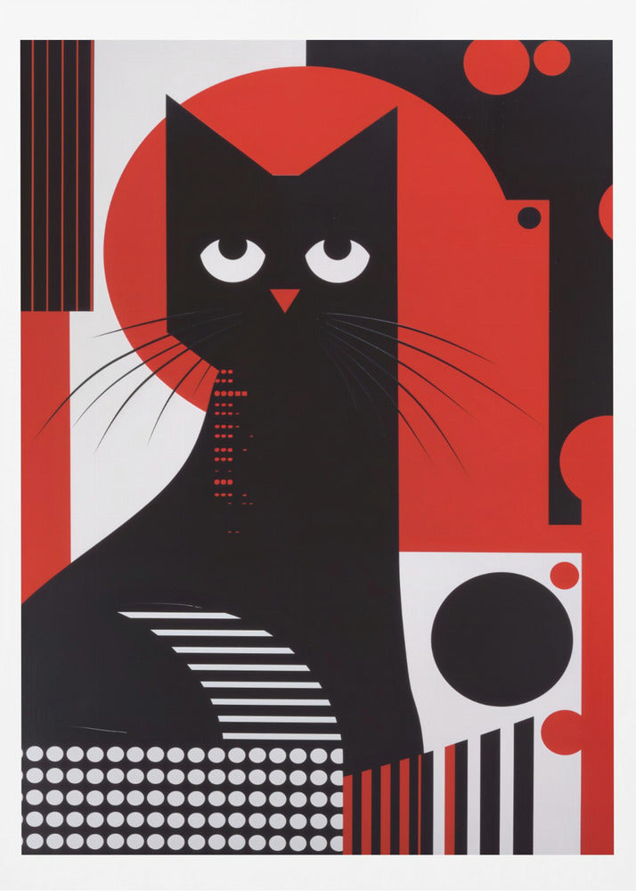 The Abstract Cat - Poster / Art Print