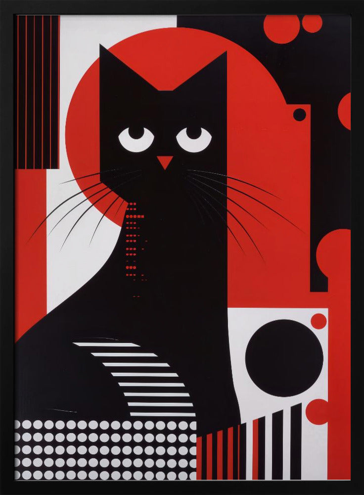 The Abstract Cat - Poster / Art Print