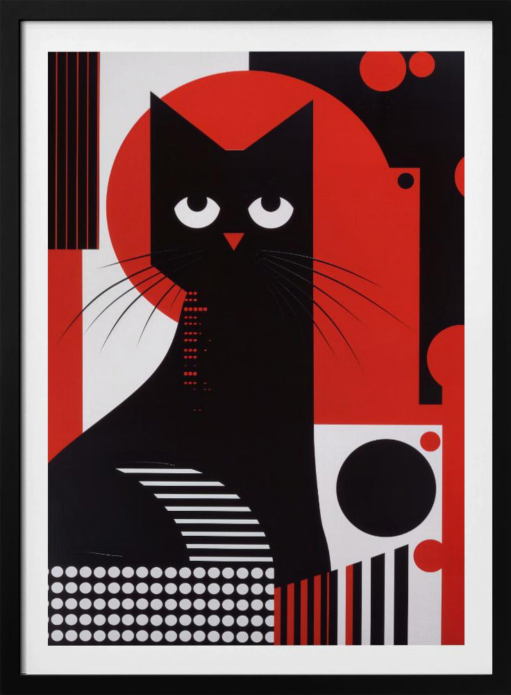 The Abstract Cat - Poster / Art Print