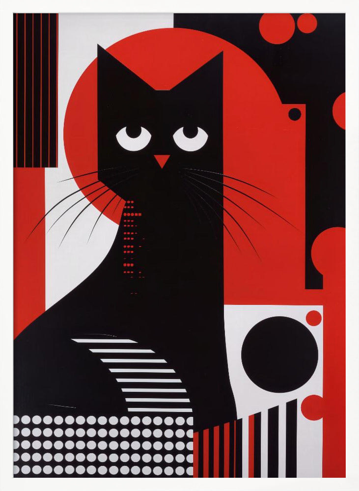 The Abstract Cat - Poster / Art Print