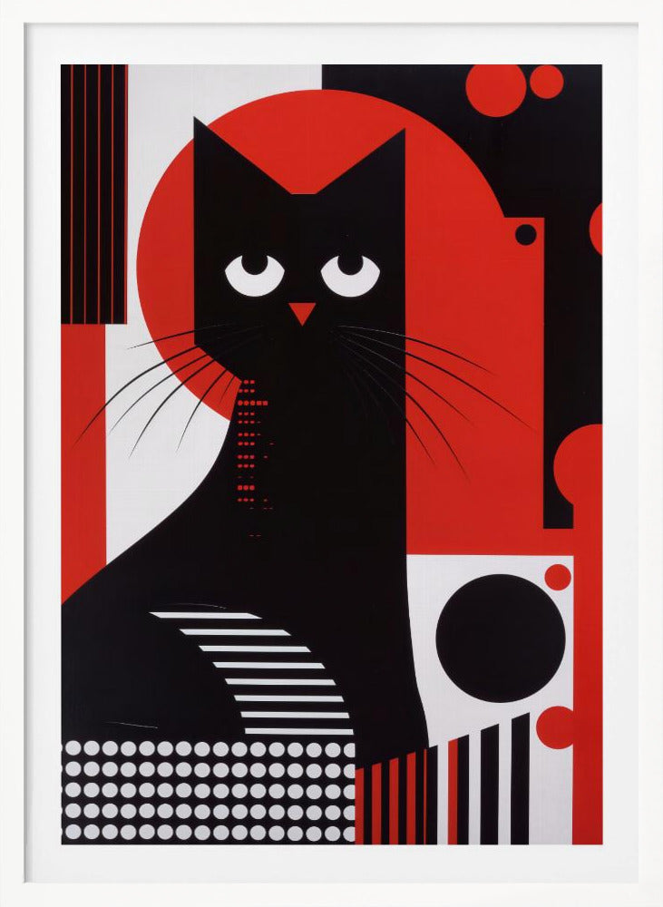 The Abstract Cat - Poster / Art Print