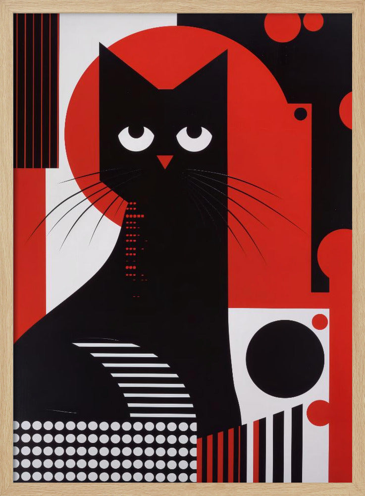 The Abstract Cat - Poster / Art Print