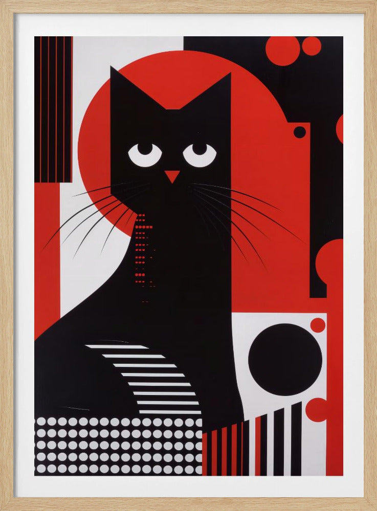 The Abstract Cat - Poster / Art Print