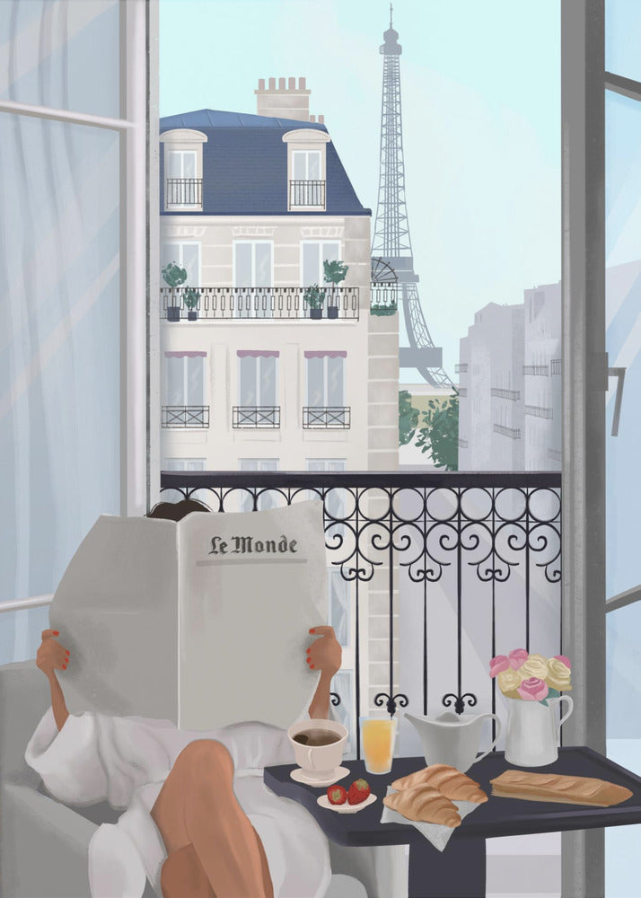 Paris Balcony - Poster / Art Print