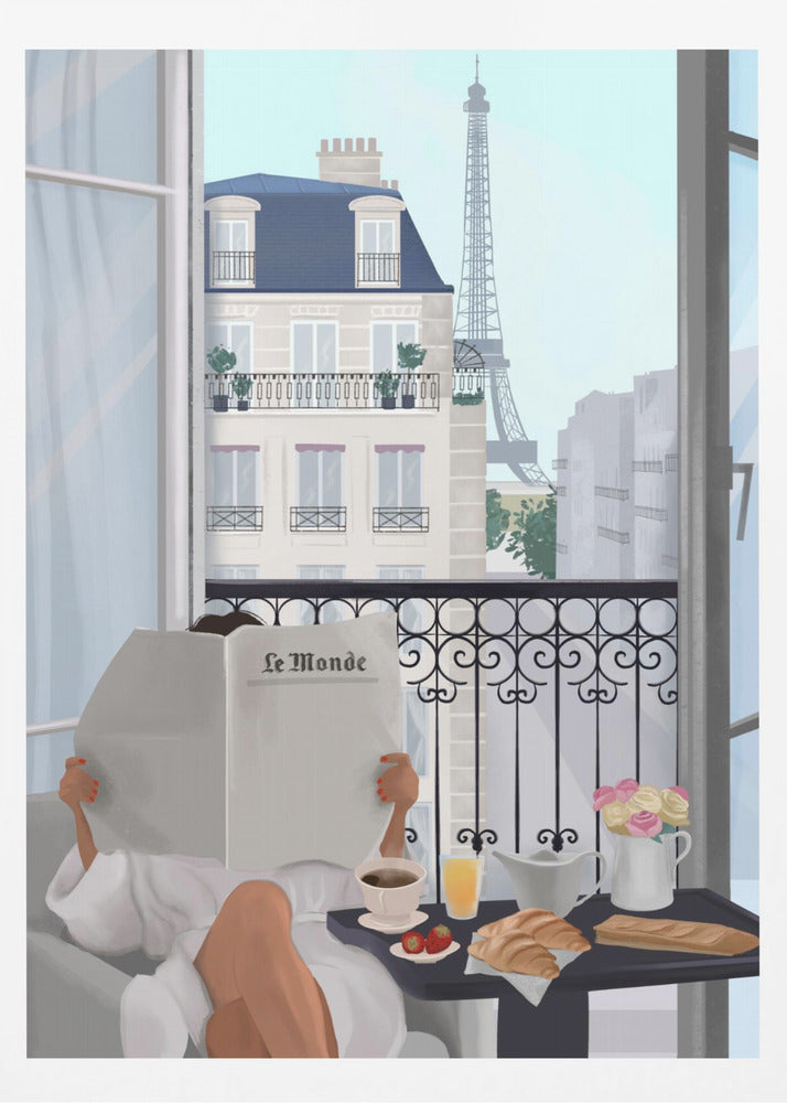 Paris Balcony - Poster / Art Print