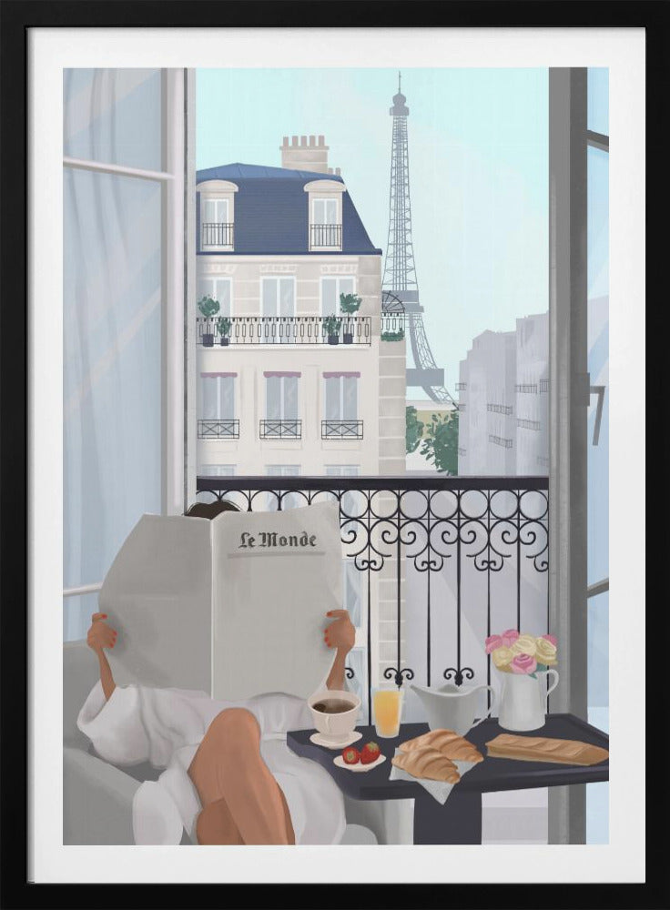 Paris Balcony - Poster / Art Print