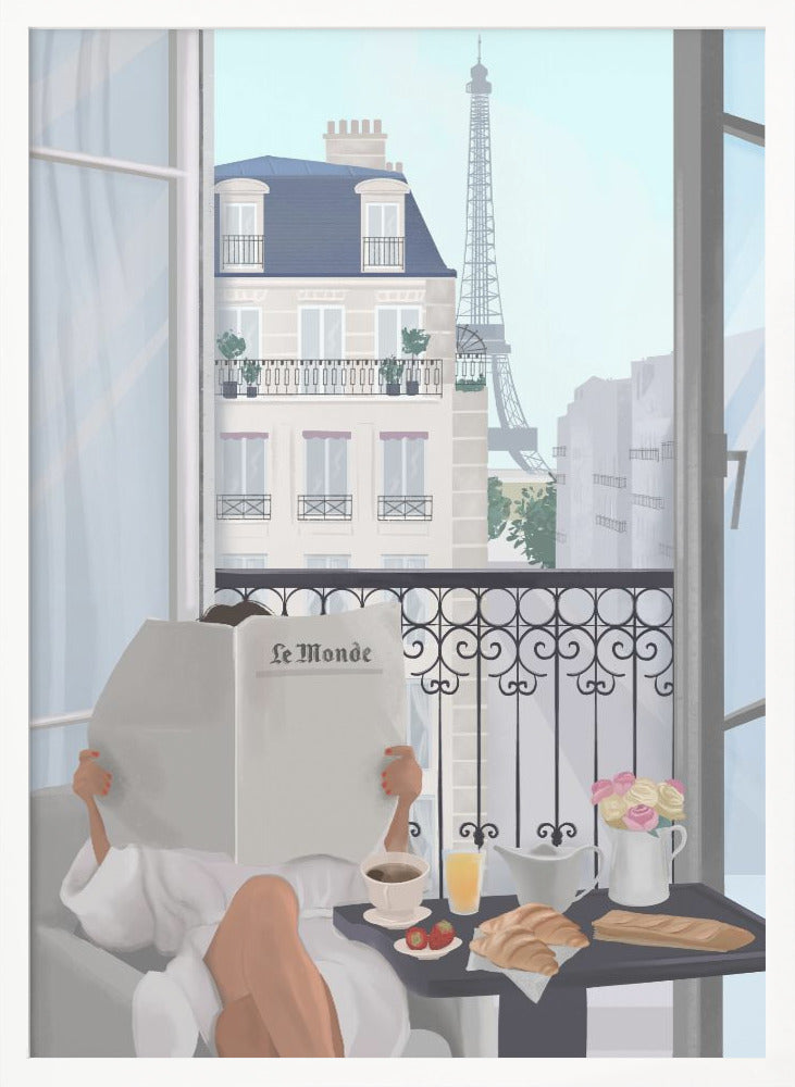 Paris Balcony - Poster / Art Print