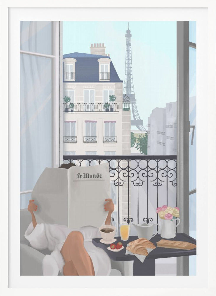 Paris Balcony - Poster / Art Print