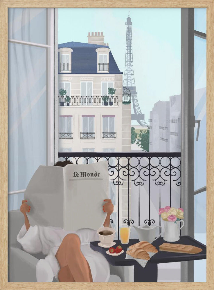 Paris Balcony - Poster / Art Print