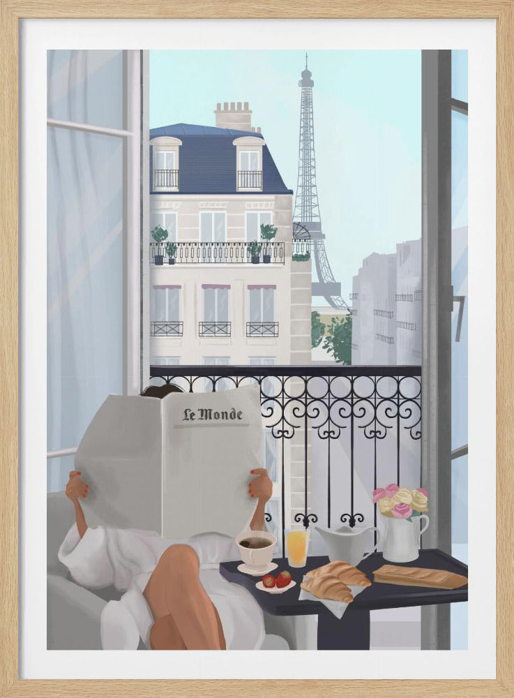 Paris Balcony - Poster / Art Print