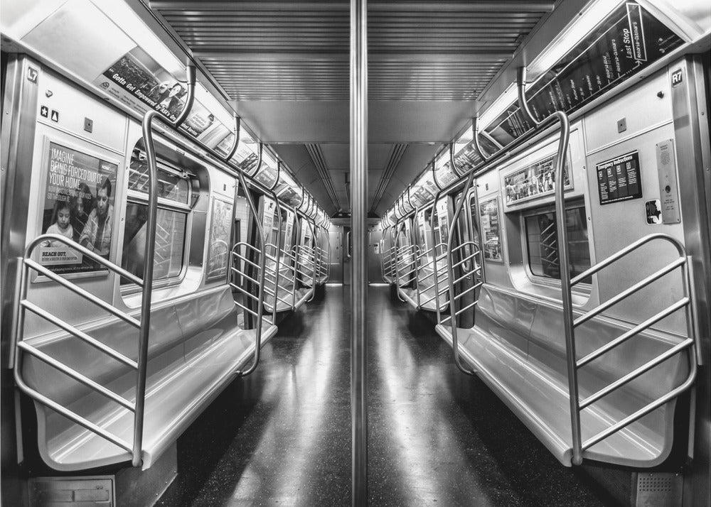 NYC subway N train Brooklyn New York - Poster / Art Print