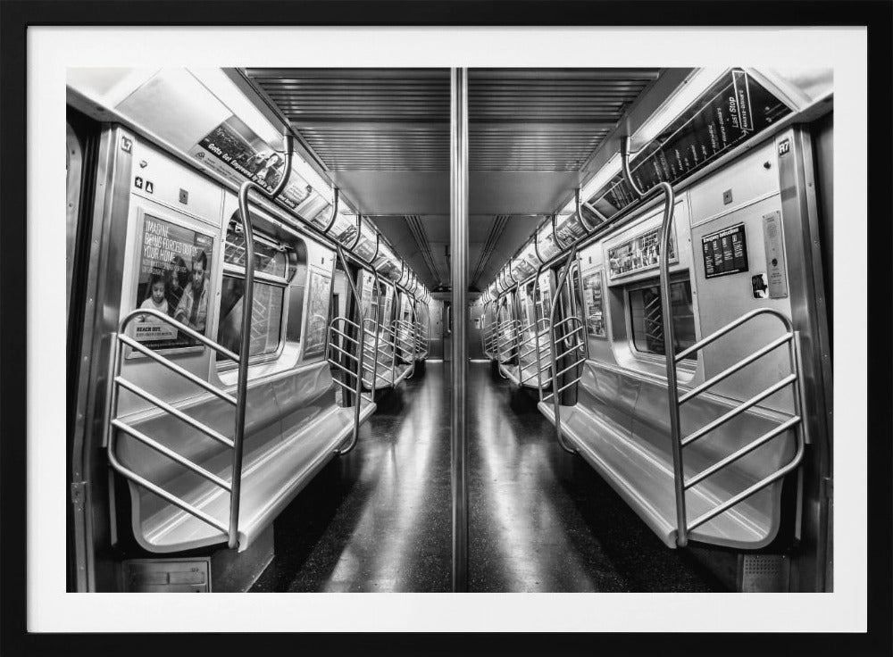 NYC subway N train Brooklyn New York - Poster / Art Print