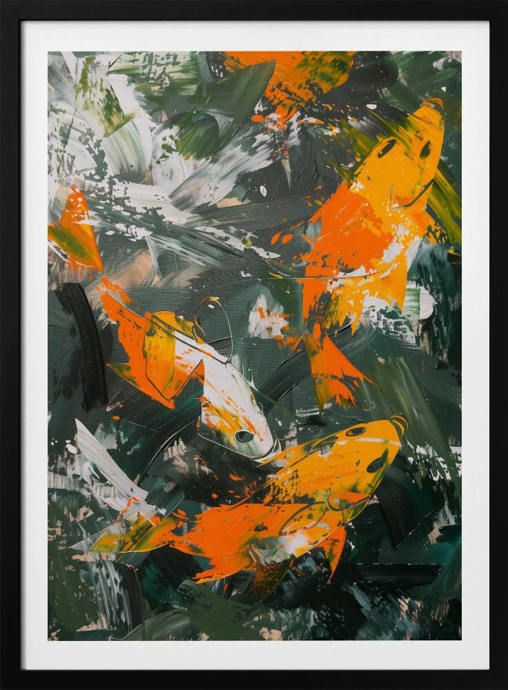 The Abstract Fishes - Poster / Art Print