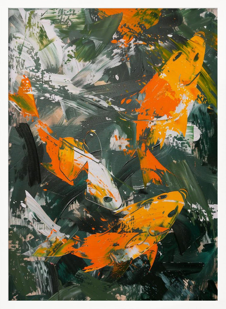 The Abstract Fishes - Poster / Art Print