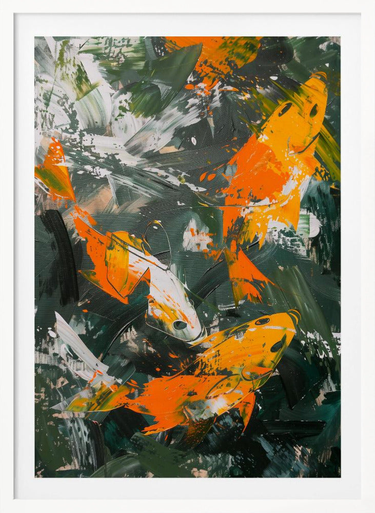 The Abstract Fishes - Poster / Art Print