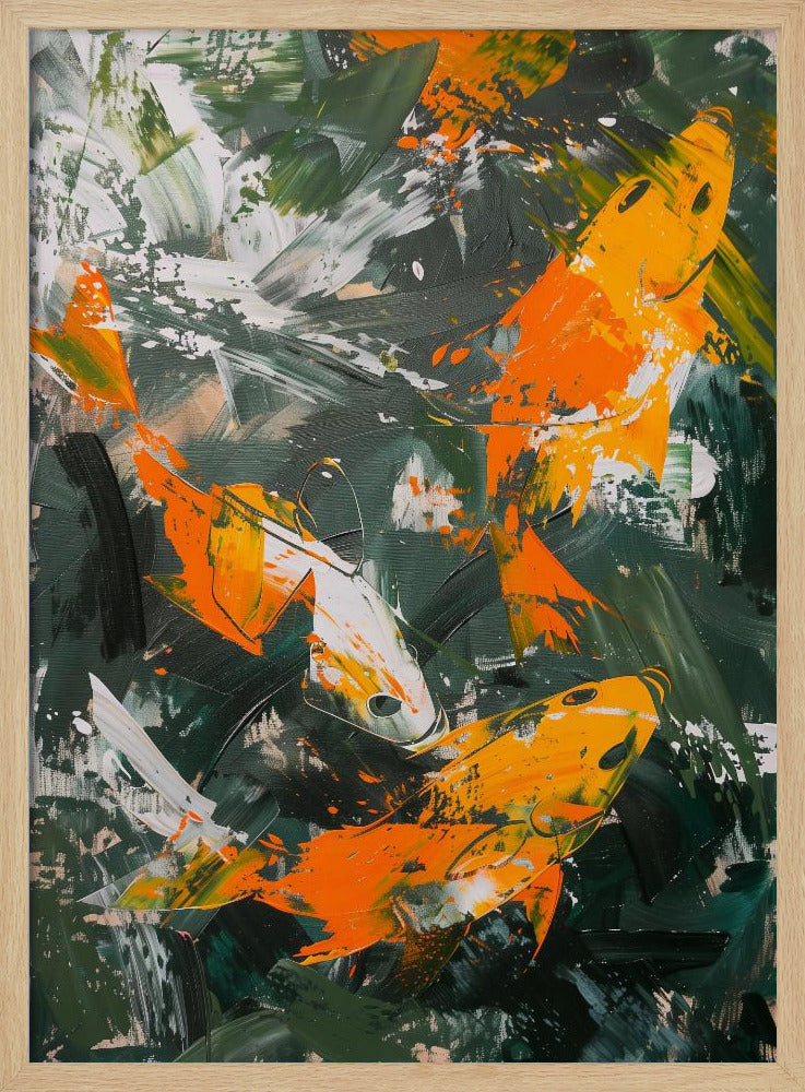 The Abstract Fishes - Poster / Art Print