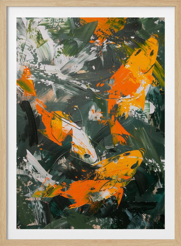 The Abstract Fishes - Poster / Art Print