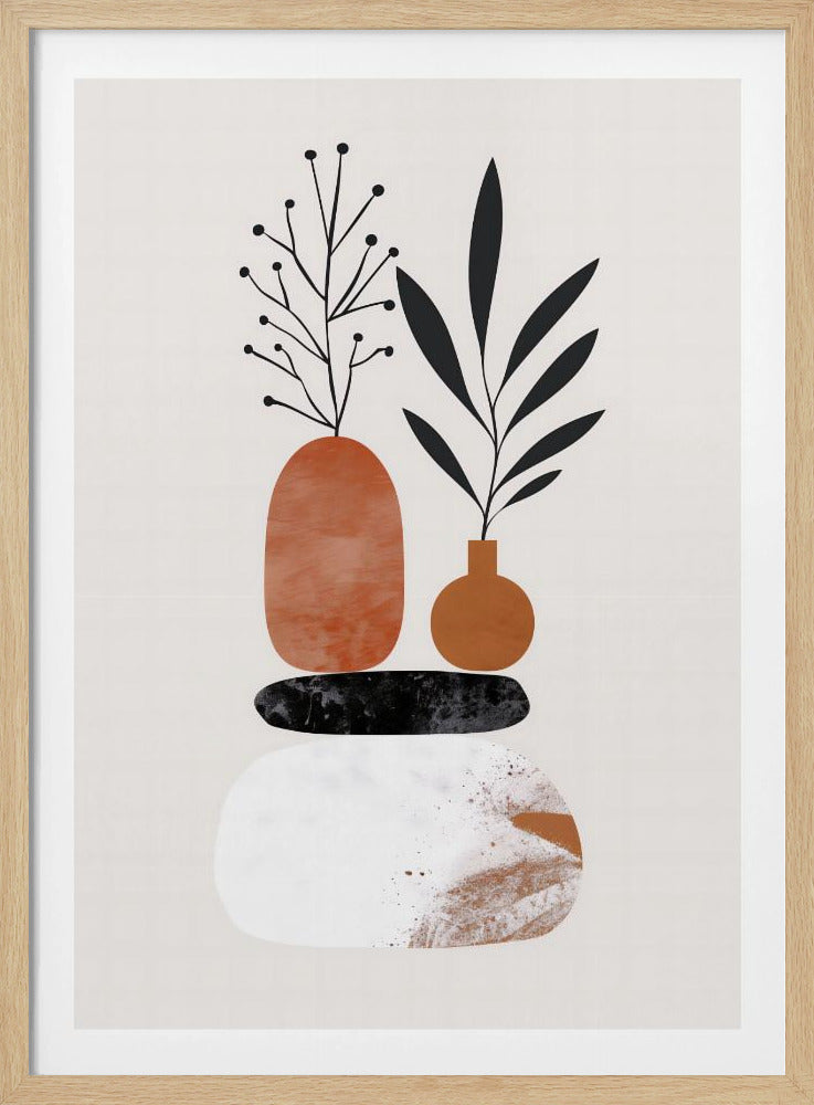 Abstract Minimalist Shapes No 2 - Poster / Art Print