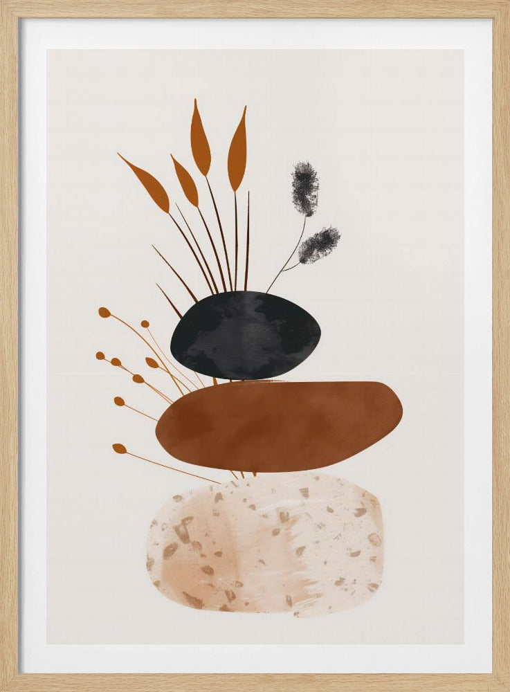 Abstract Minimalist Shapes No 4 - Poster / Art Print